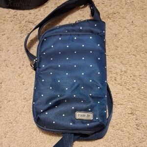 Pacsafe Blue Messenger Bag with Adjustable Strap FIRM